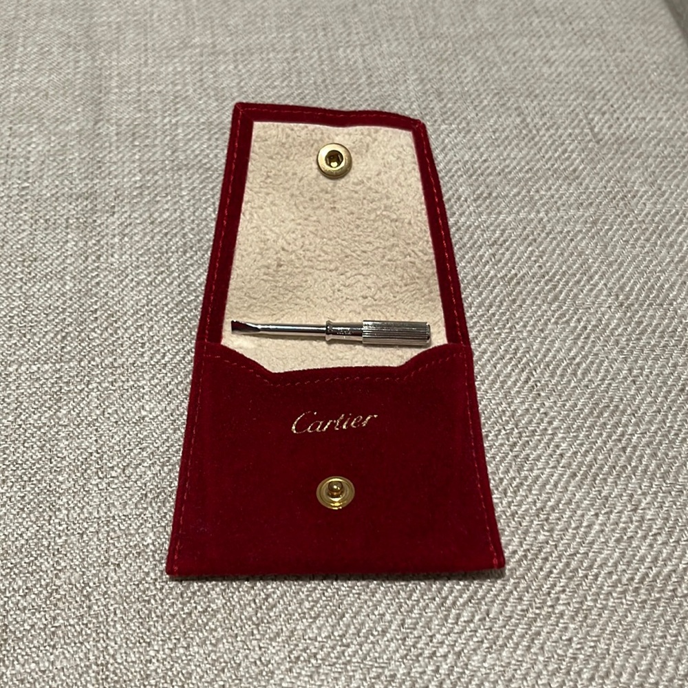 Cartier White Gold Screwdriver